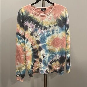 Modern Canvas Tie Dye Pullover